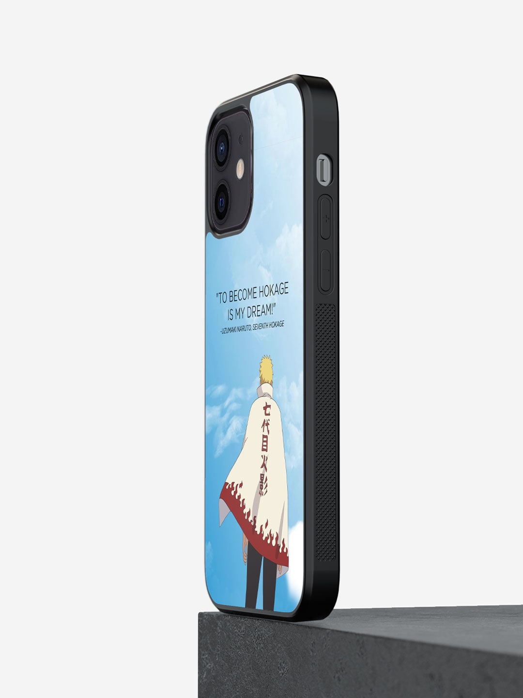 

macmerise Blue & White Printed 7th Hokage iPhone 12 Phone Back Case