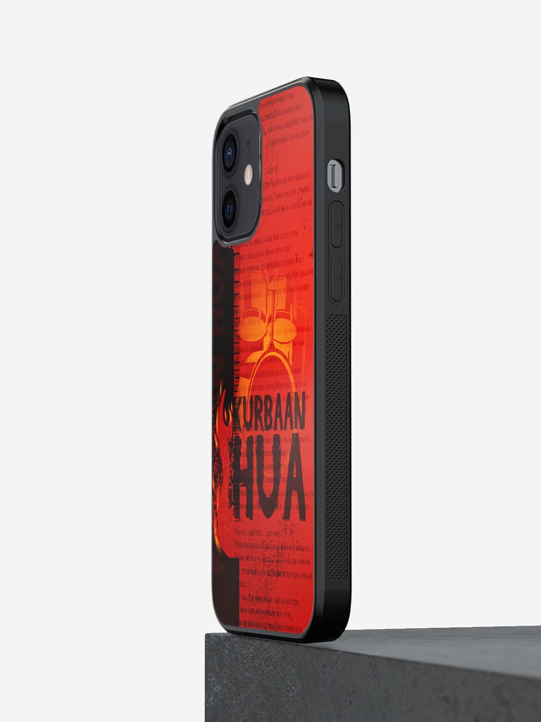 

macmerise Red Printed iPhone 12 Bumper Phone Back Case