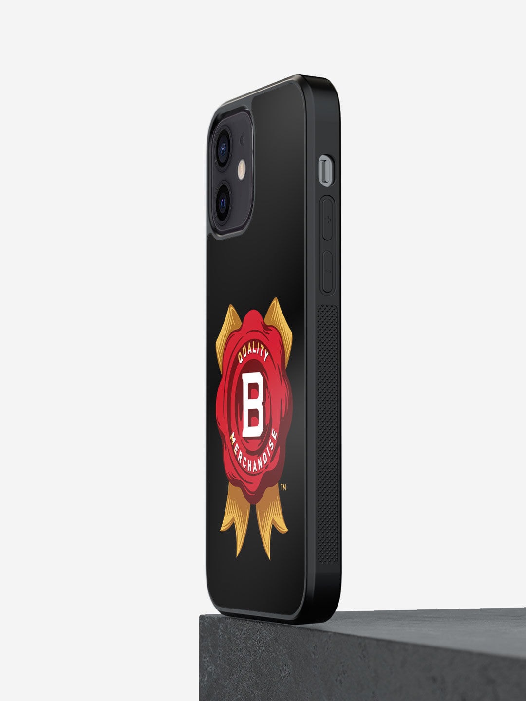 

macmerise Black & Red Jim Beam Rosette Design iPhone 12 Bumper Back Case