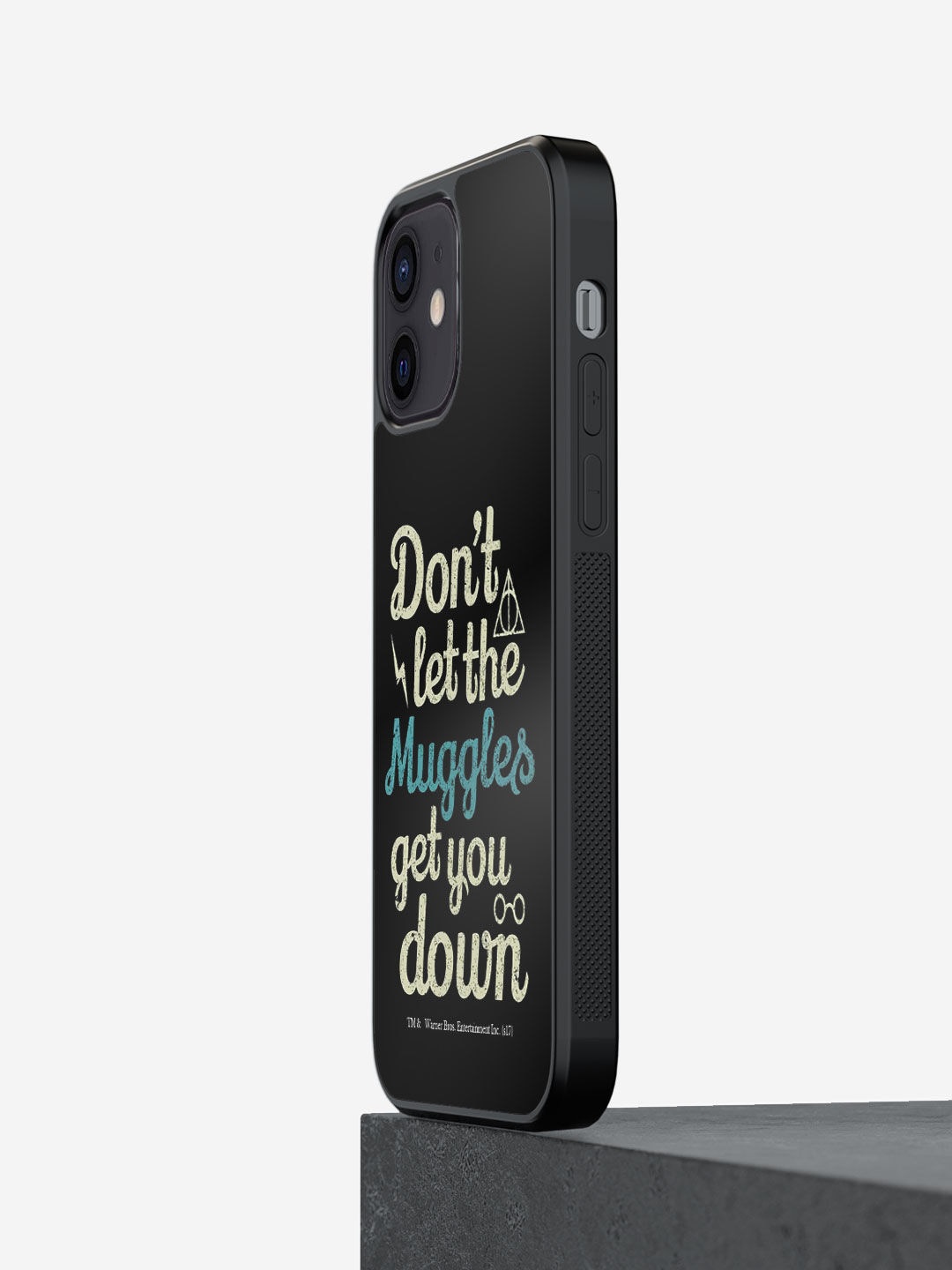 

macmerise Black Muggle Theory Design Printed iPhone 12 Back Case