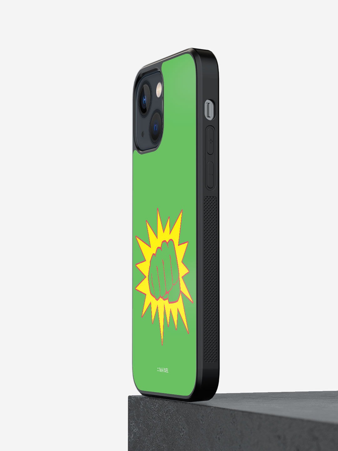 

macmerise Green & Yellow Printed She Hulk Pow iPhone 13 Mini Bumper Phone Back Case