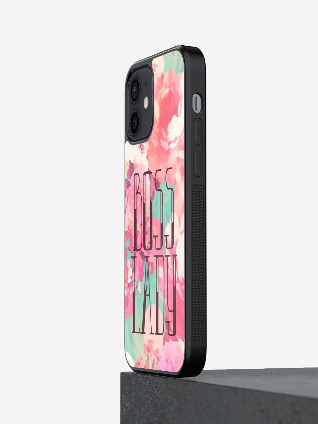 

macmerise Pink Boss Lady Design Printed iPhone 12 Back Case