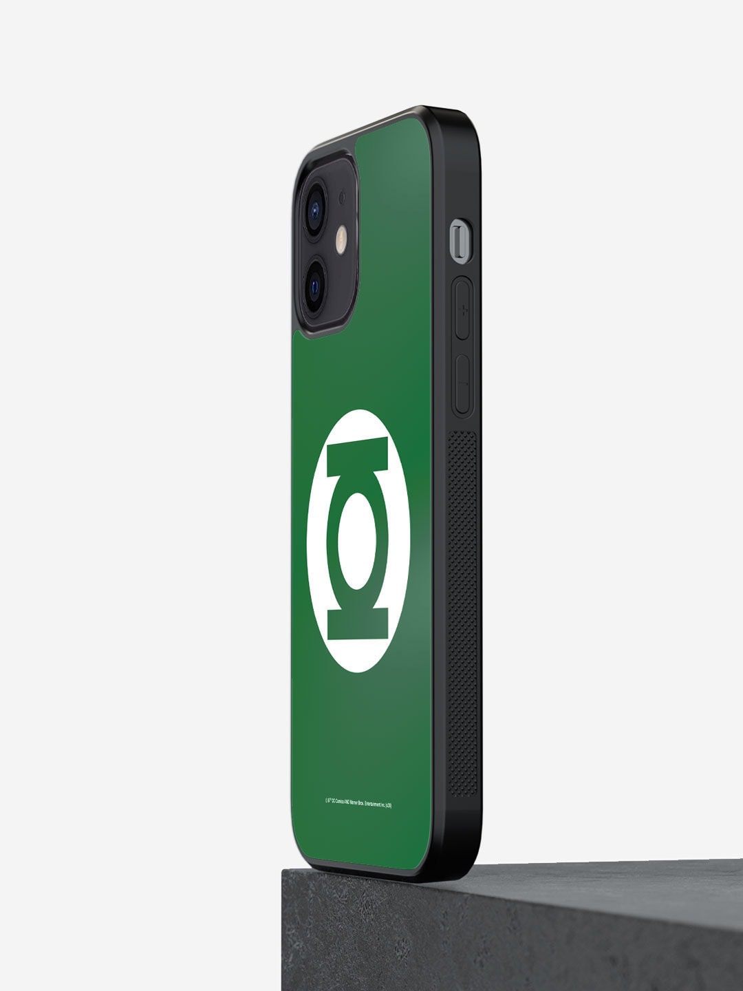 

macmerise Green & White Logo Lantern Design iPhone 12 Bumper Back Case