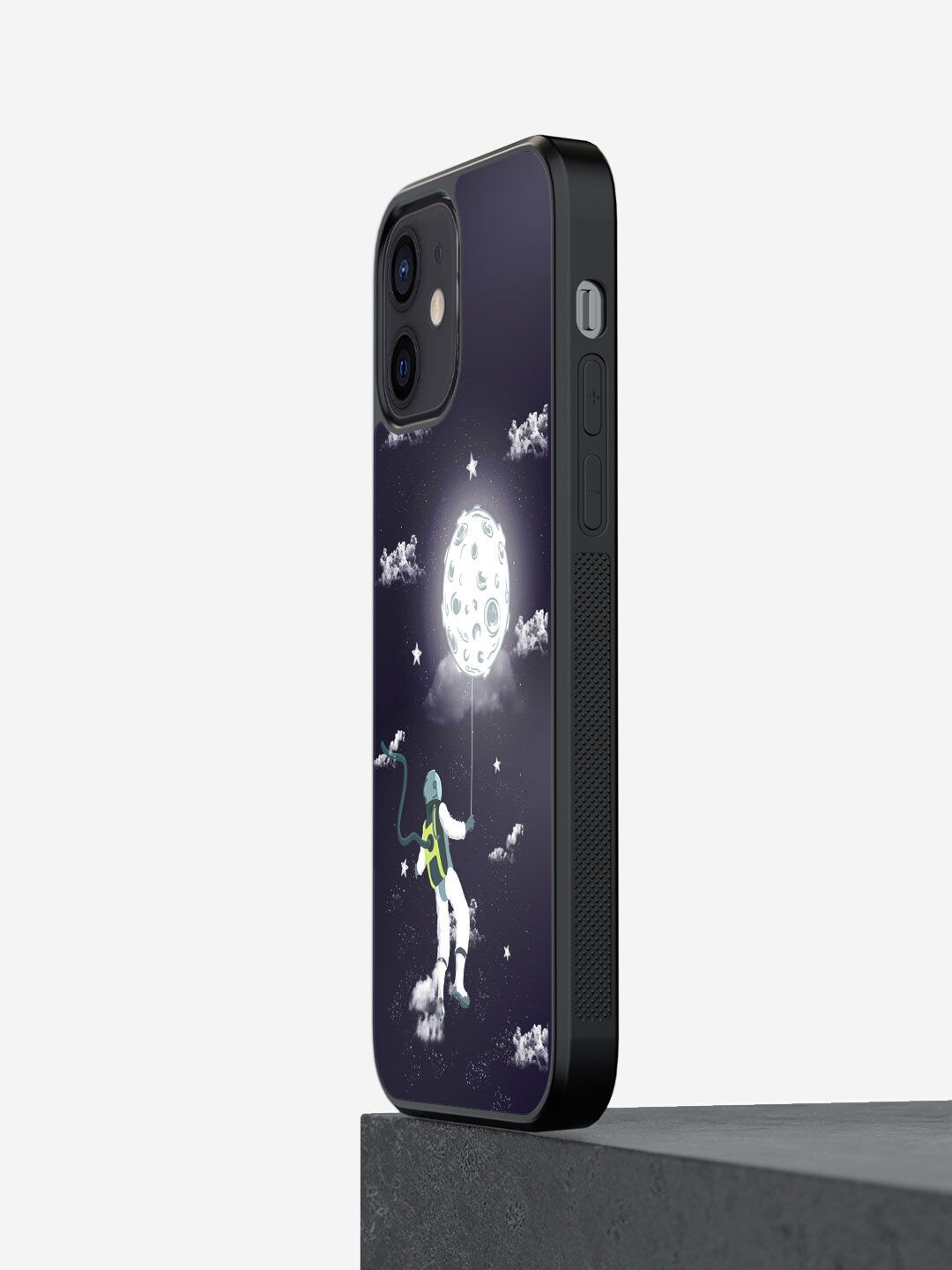 

macmerise Blue Printed iPhone 12 Bumper Phone Back Case