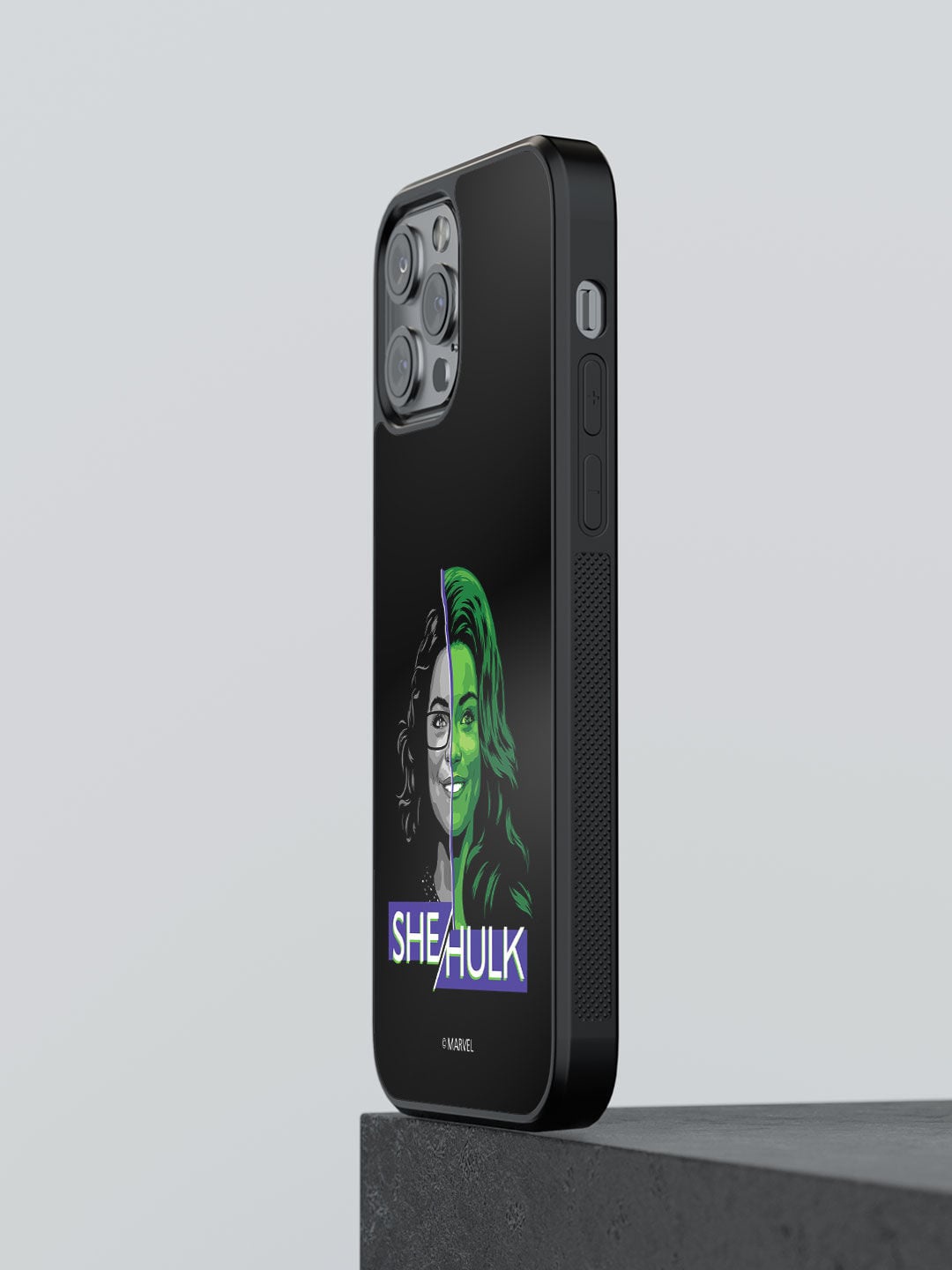 

macmerise Black Printed She Hulk Reveal Design iPhone 13 Pro Phone Back Case