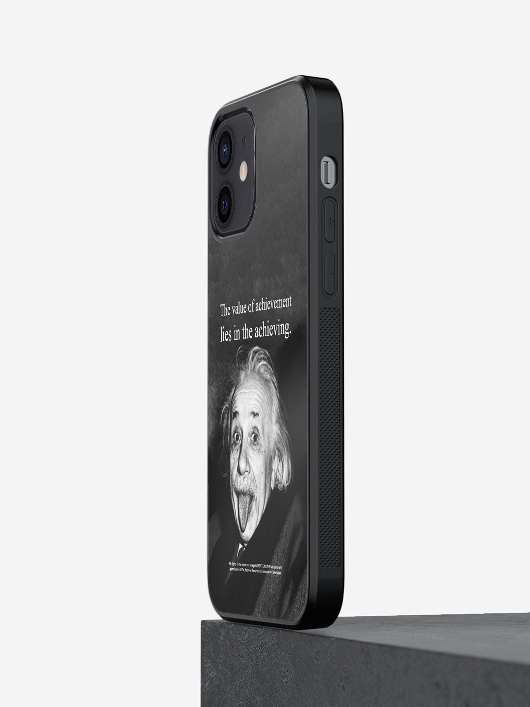

macmerise Black Printed iPhone 12 Bumper Phone Back Case
