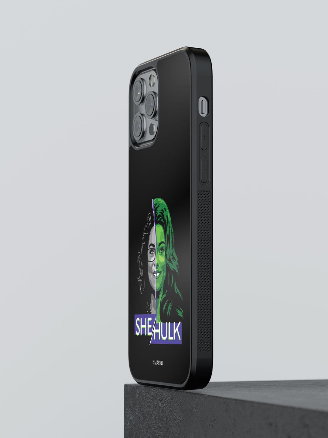 

macmerise Black Printed She Hulk Reveal iPhone 13 Pro Max Phone Back Case