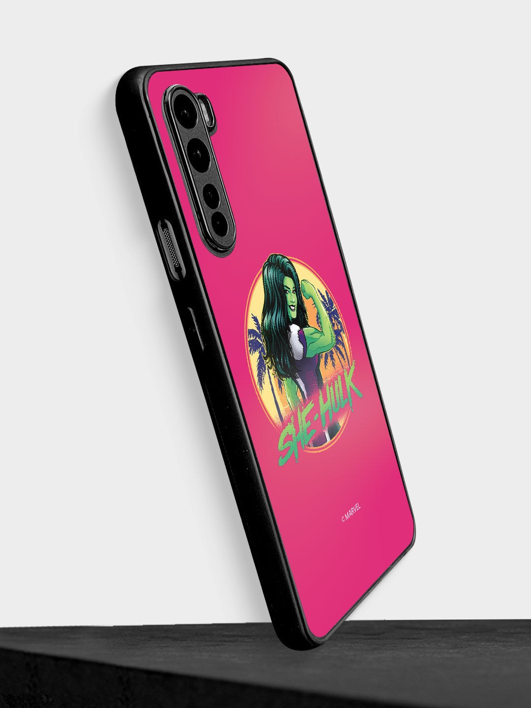 

macmerise Pink & Green Printed She Hulk Pose OnePlus Nord Back Case
