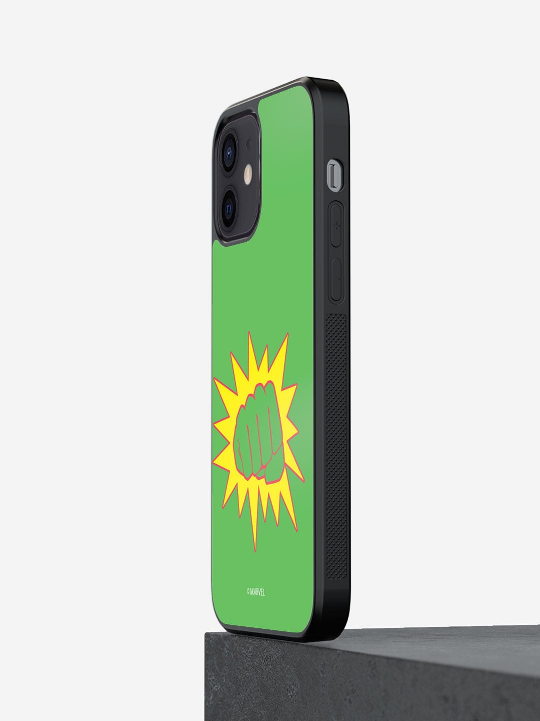 

macmerise Green She Hulk Pow Printed Iphone 12 Mini Bumper Back Case