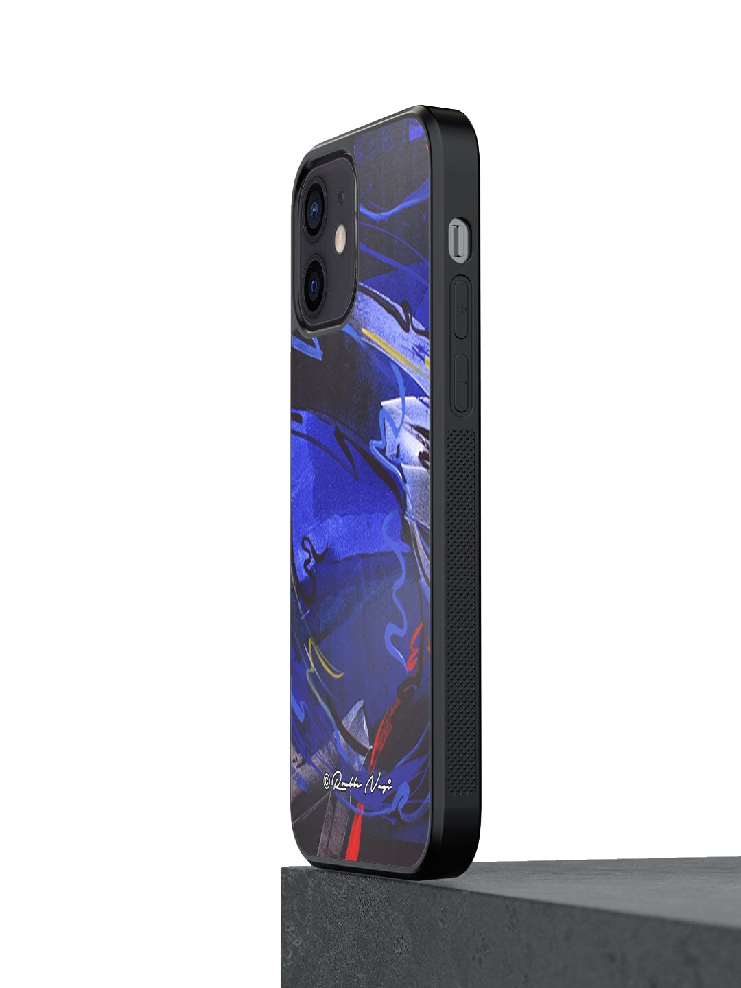 

macmerise Blue Printed Happy Sky iPhone 12 Phone Back Case
