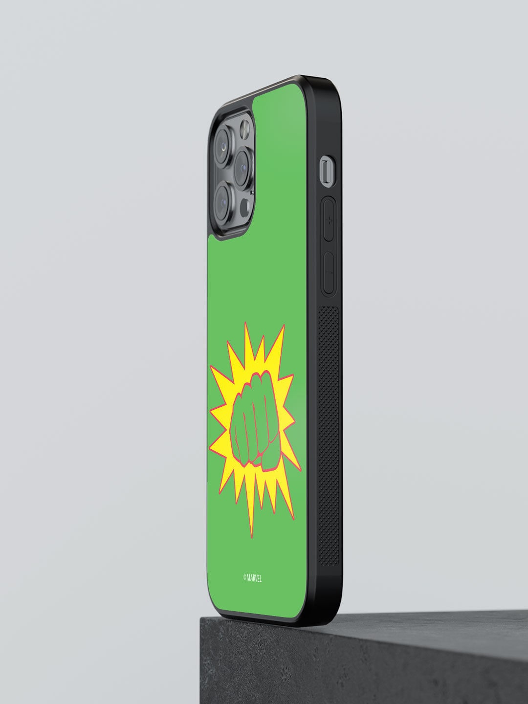 

macmerise Green & Yellow Printed She Hulk Pow iPhone 12 Pro Max Phone Back Case