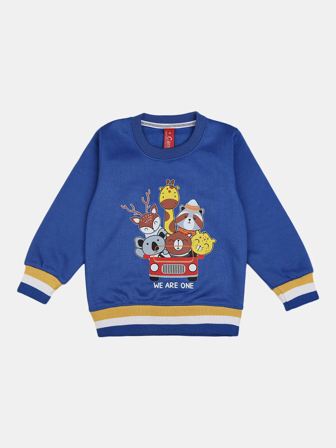 

V-Mart Boys Blue Printed Sweatshirt
