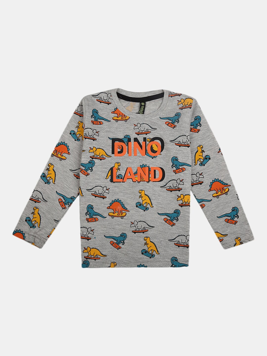 

V-Mart Boys Grey Printed T-shirt