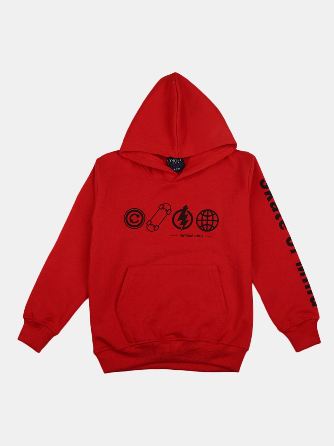 

V-Mart Boys Red Cotton T-shirt