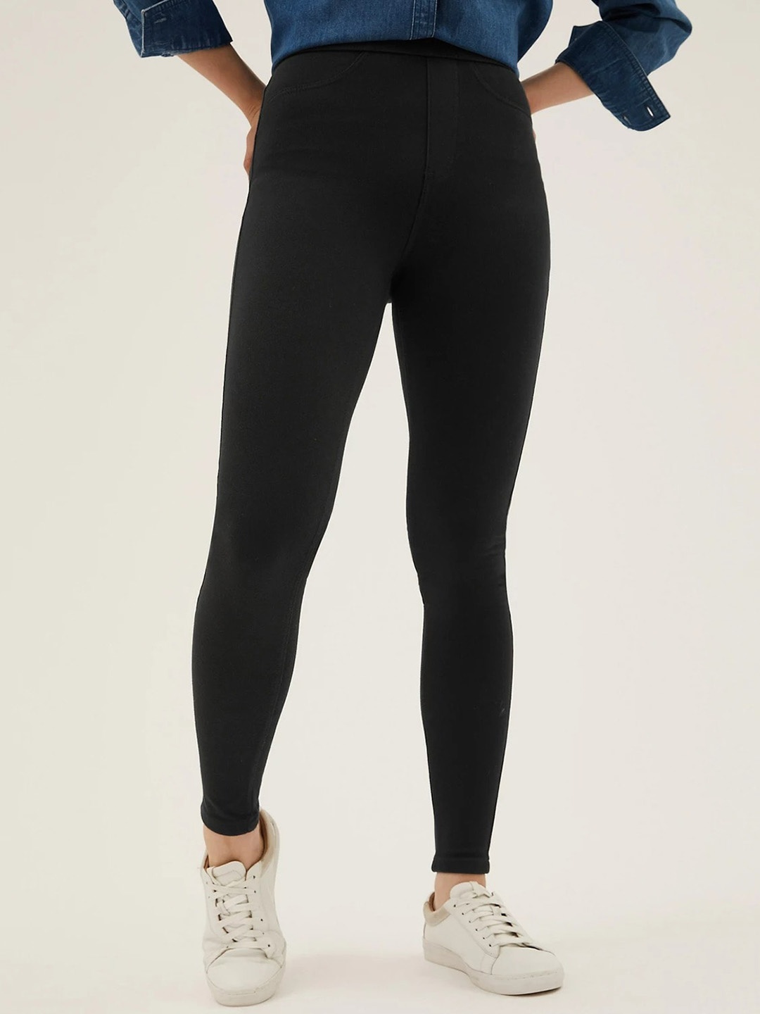 

Marks & Spencer Women Black High-Rise Jeans