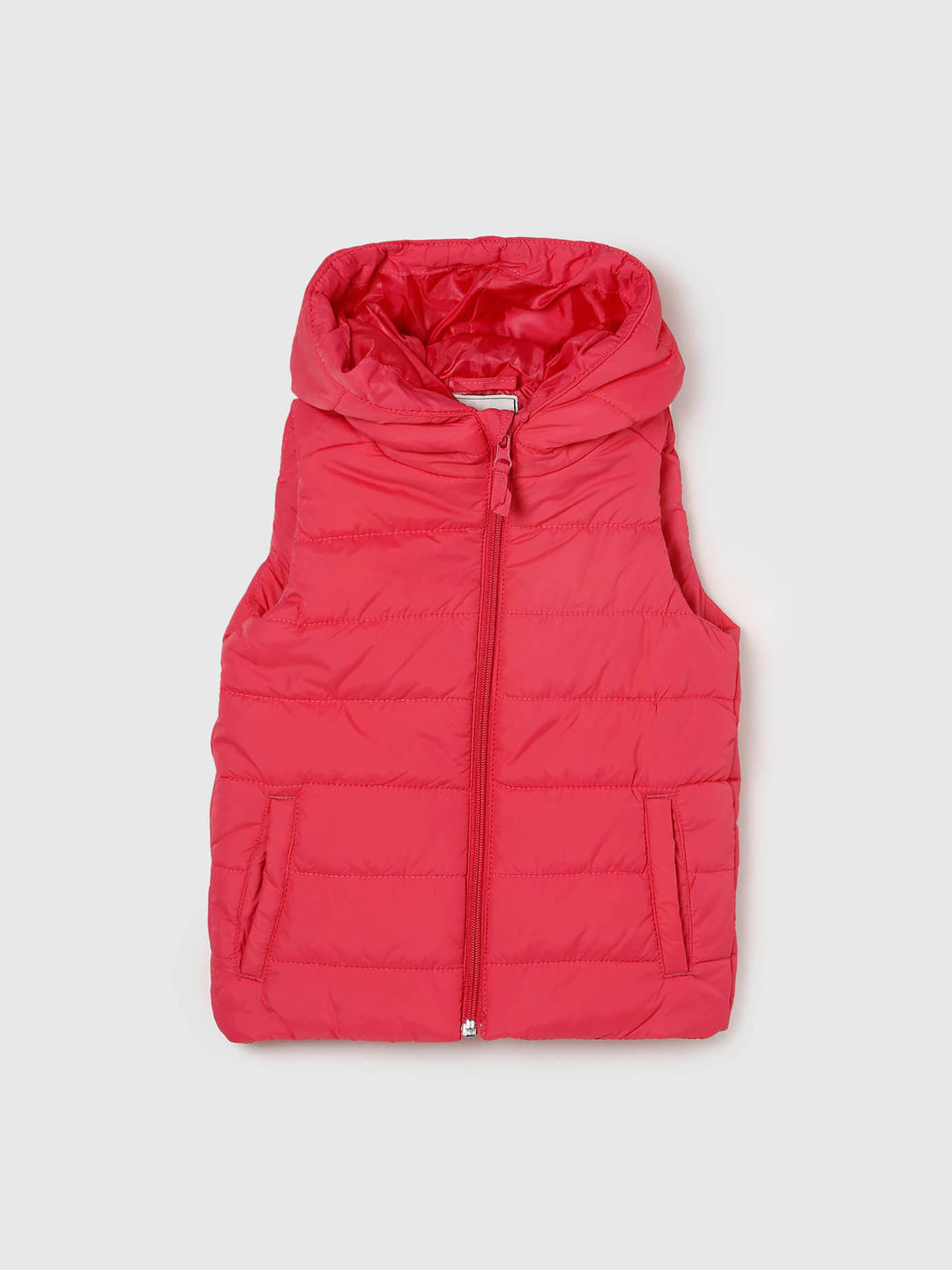 

max Girls Pink Windcheater Puffer Jacket