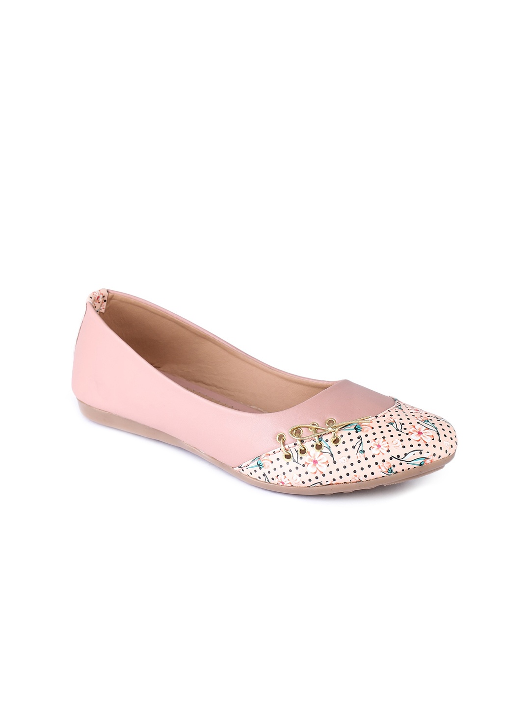 

Moonwalk Women Pink Printed Ballerinas Flats