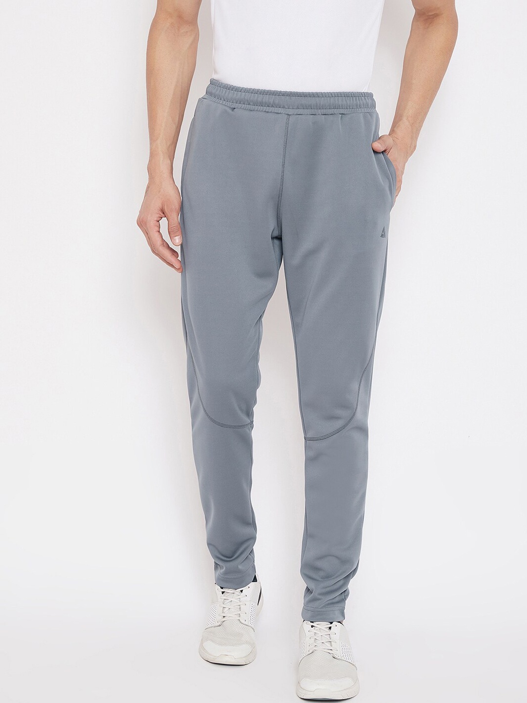

ATHLISIS Men Grey Solid Dry-Fit Track Pant