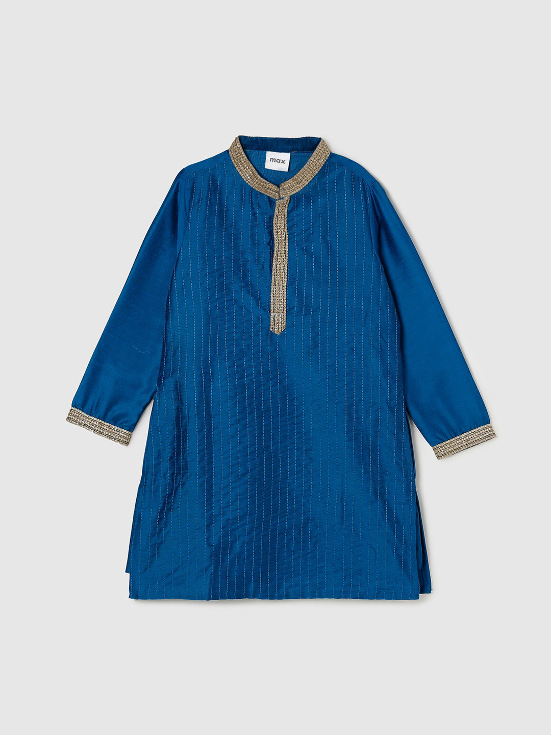 

max Boys Blue Thread Work Kurta