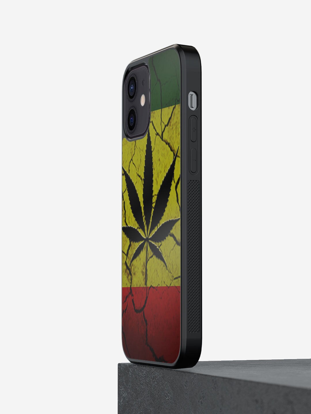 

macmerise Green Printed Rastafari Design iPhone 12 Mini Phone Back Case