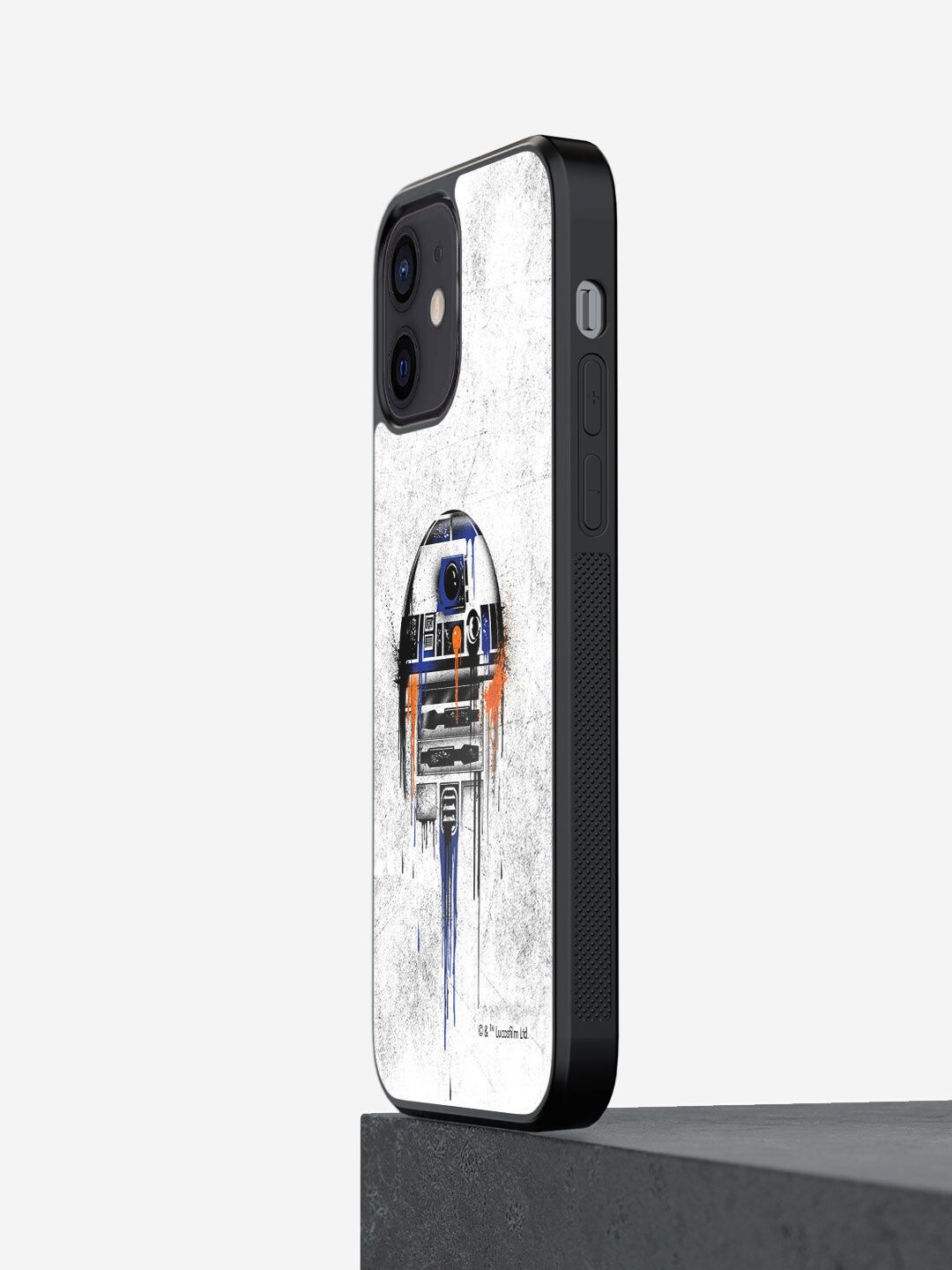 

macmerise White Printed iPhone 12 Mini Bumper Phone Back Case