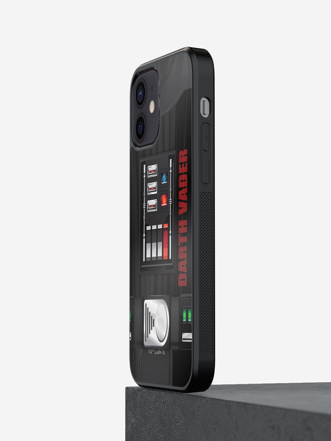 

macmerise Black Printed Vader iPhone 12 Mini Bumper Back Case