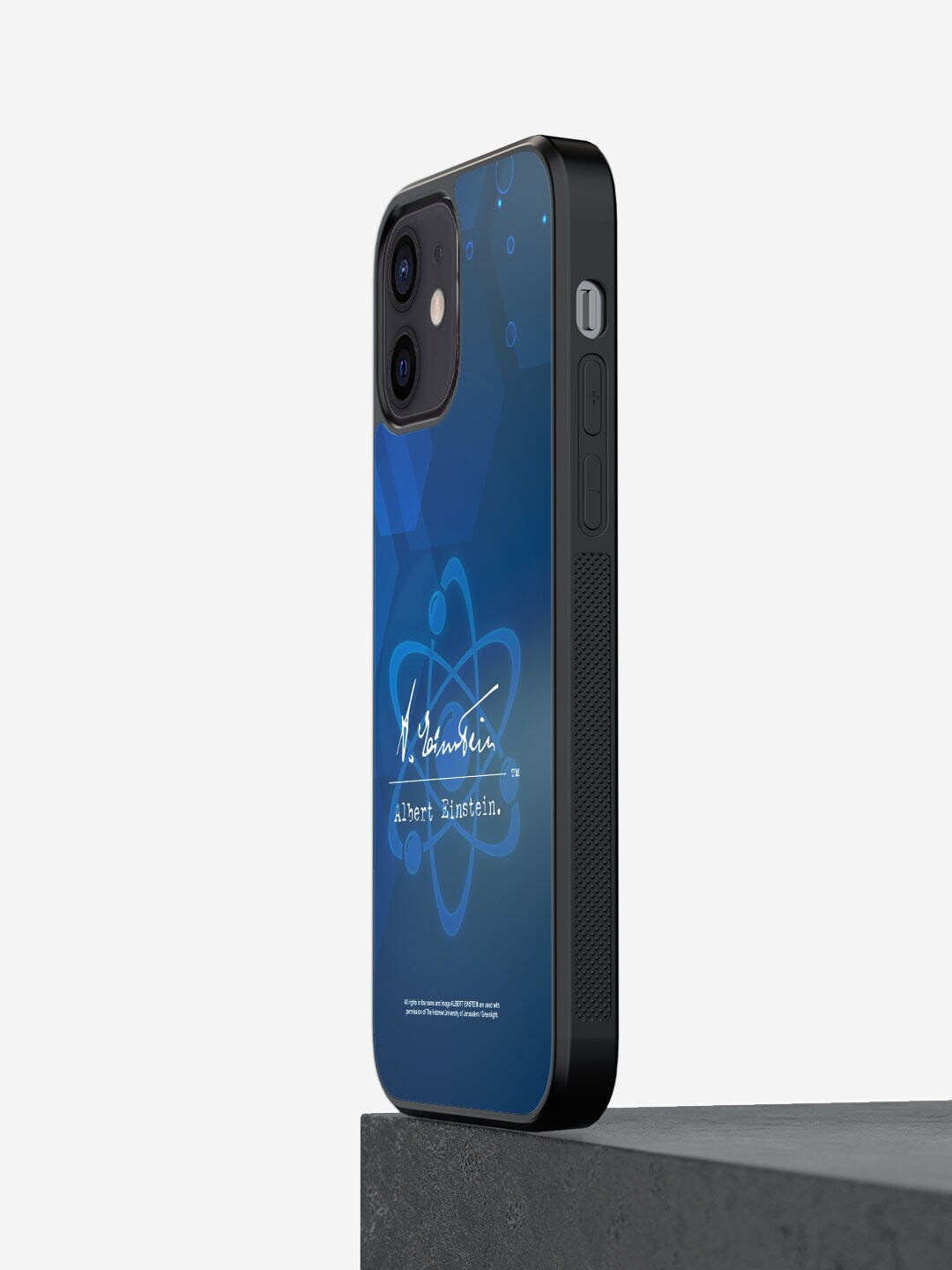 

macmerise Blue Printed iPhone 12 Mini Bumper Phone Back Case