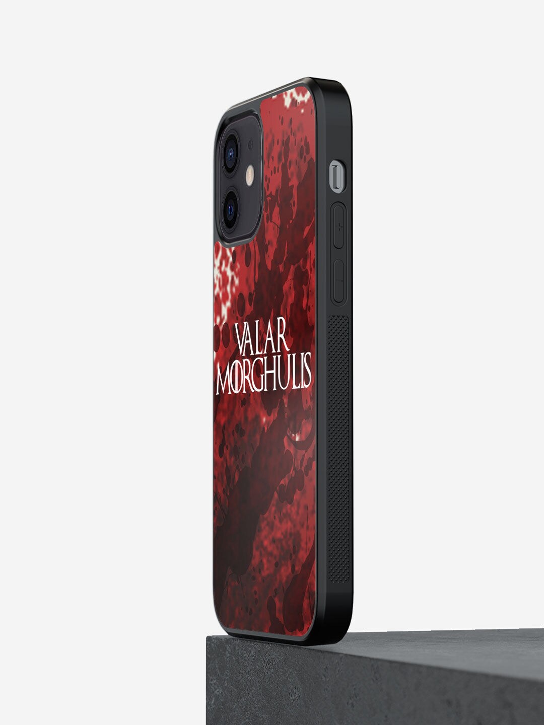 

macmerise Red Valar Morghulis Printed iPhone 12 Bumper Back Case