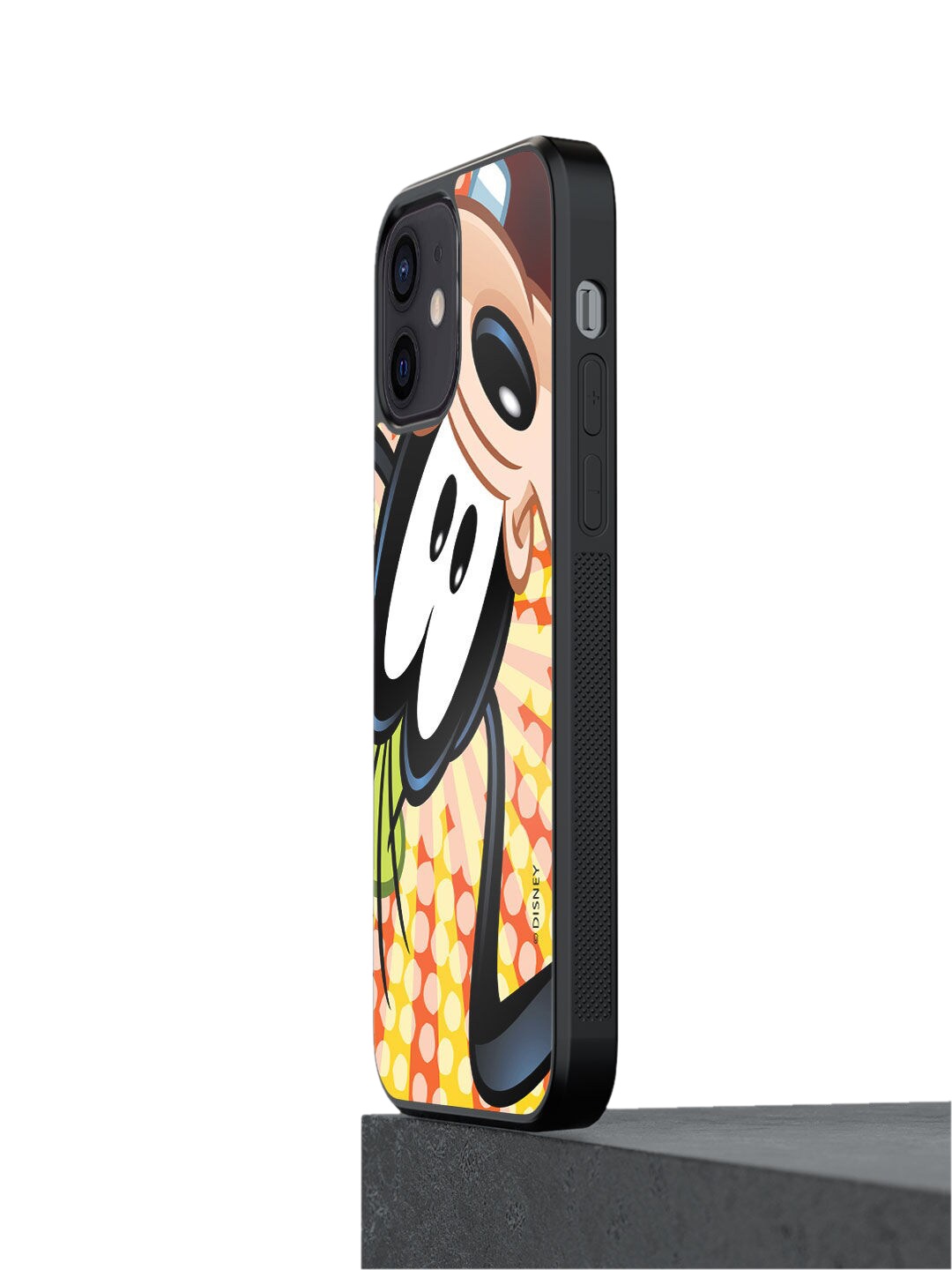 

macmerise Black & Beige Goofy Printed iPhone 12 Mini Bumper Back Case