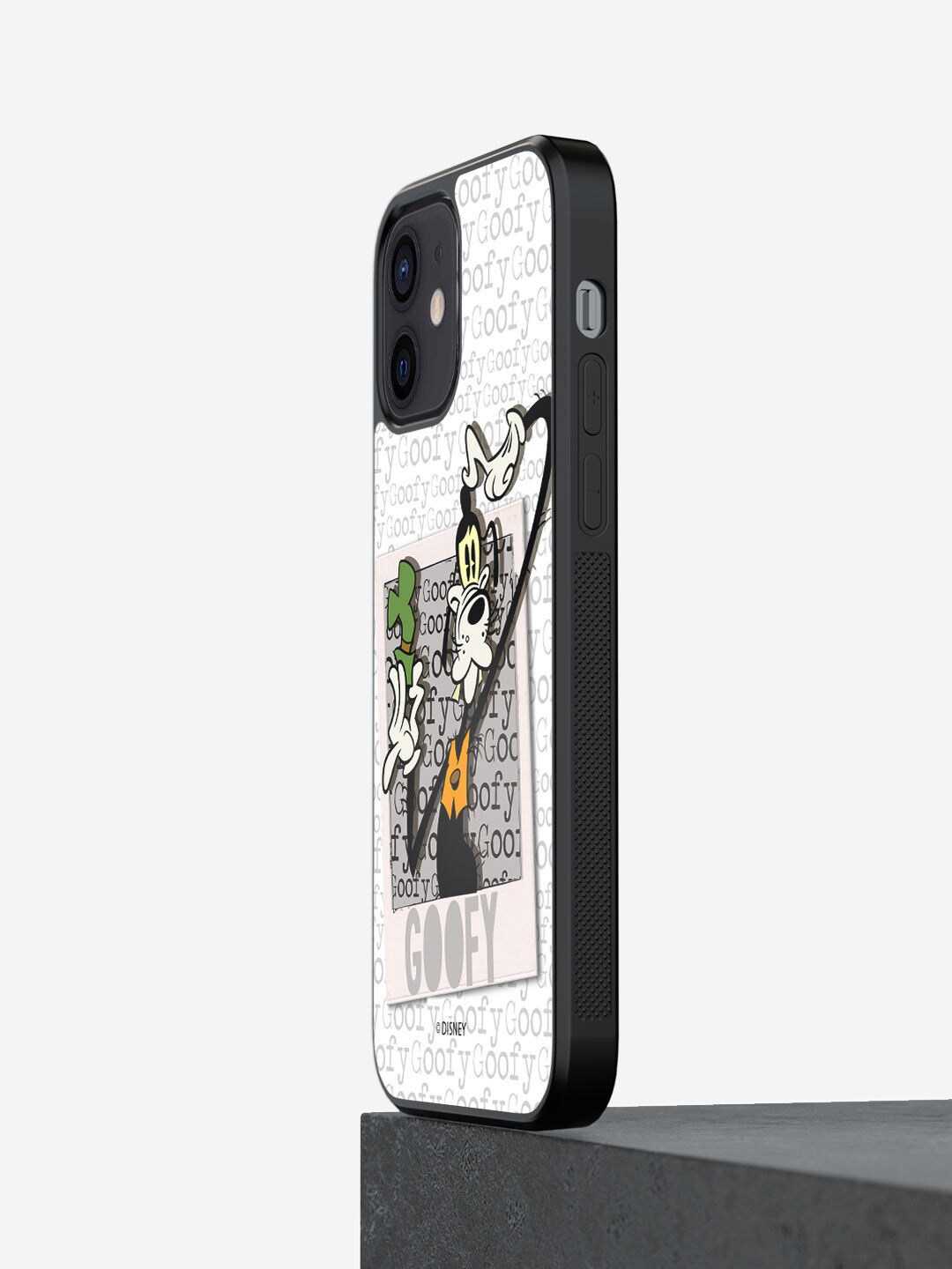 

macmerise White Goofy Printed iPhone 12 Mini Bumper Back Case