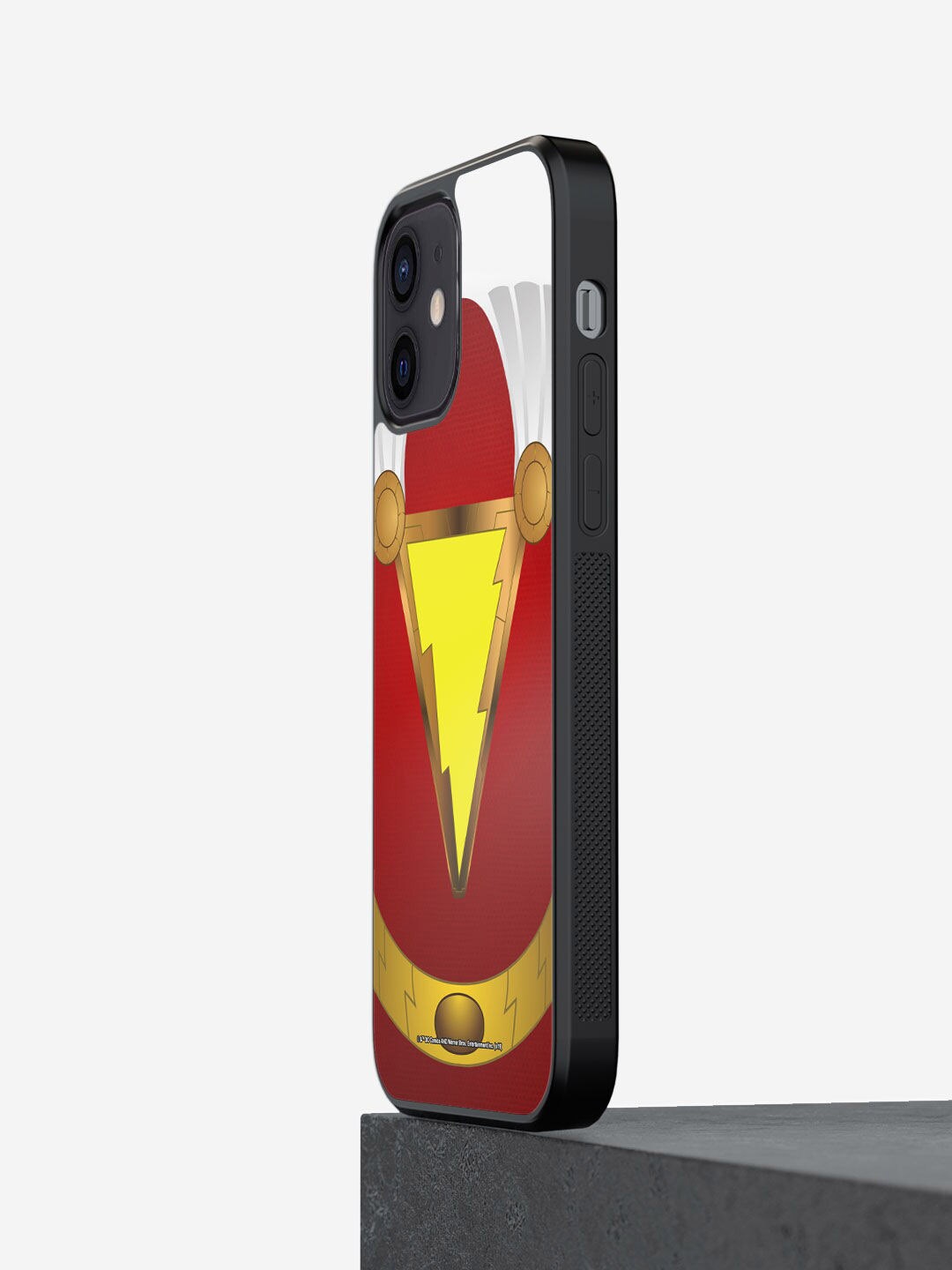 

macmerise Red Printed Suit Up Shazam iPhone 12 Back Case