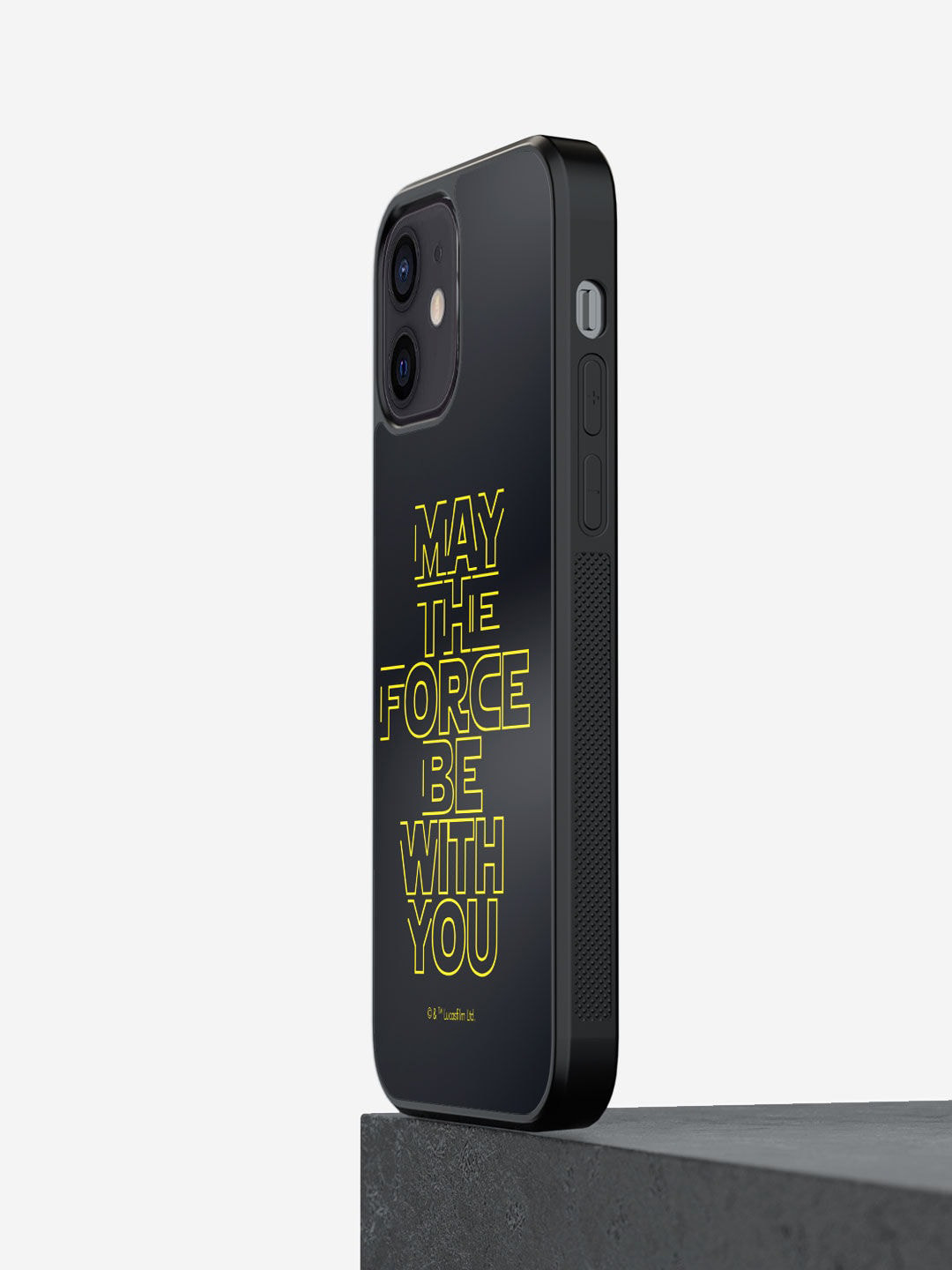 

macmerise Black Typography Printed Classic Star Wars iPhone 12 Mini Back Case