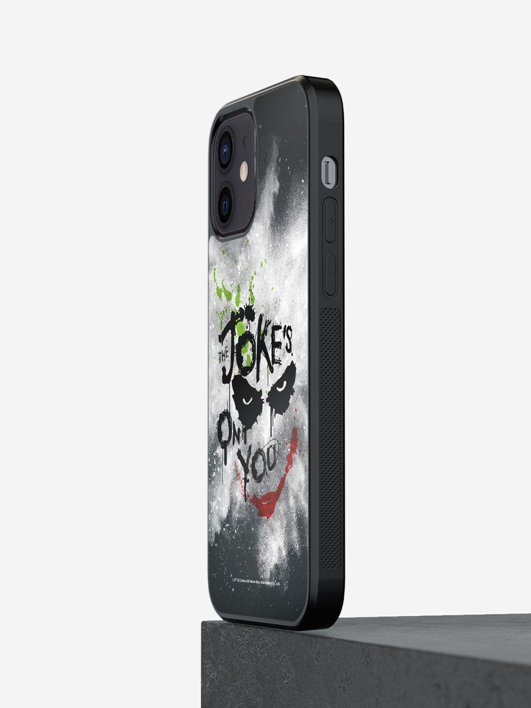 

macmerise Grey Printed The Jokes On You iPhone 12 Back Case