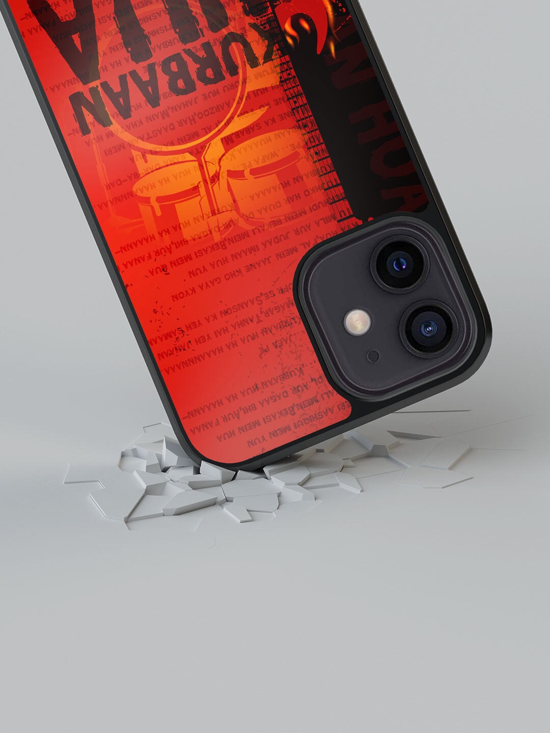 

macmerise Red Printed SK Baby Bloom iPhone 12 Mini Back Case