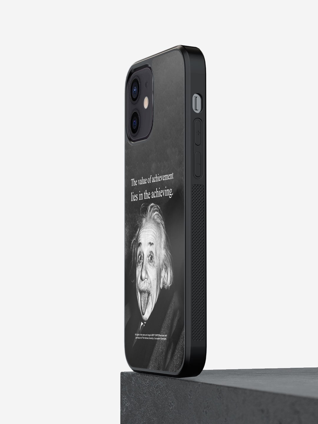

macmerise Black Printed iPhone 12 Mini Back Case