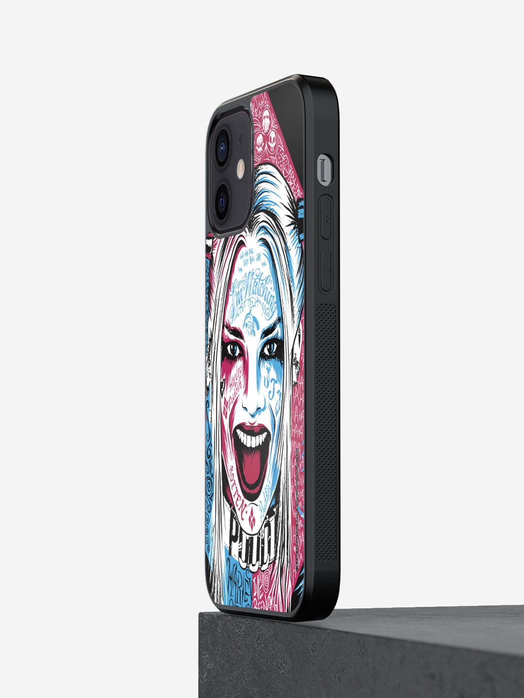 

macmerise Pink & White Printed iPhone 12 Back Case