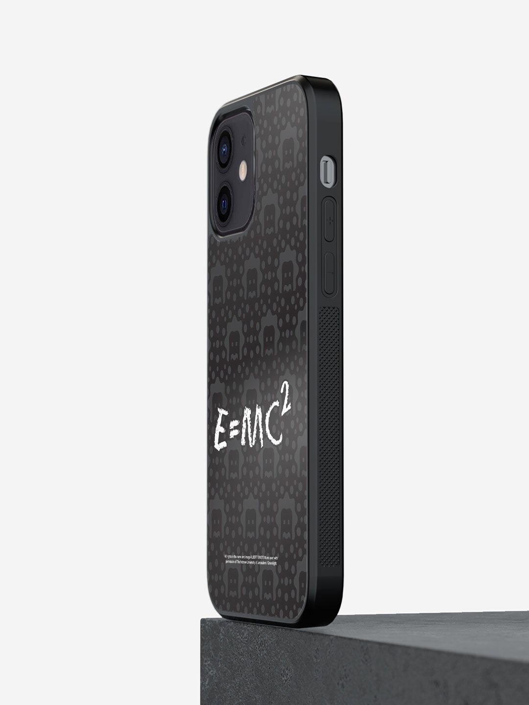 

macmerise Black Printed iPhone 12 Mini Back Case
