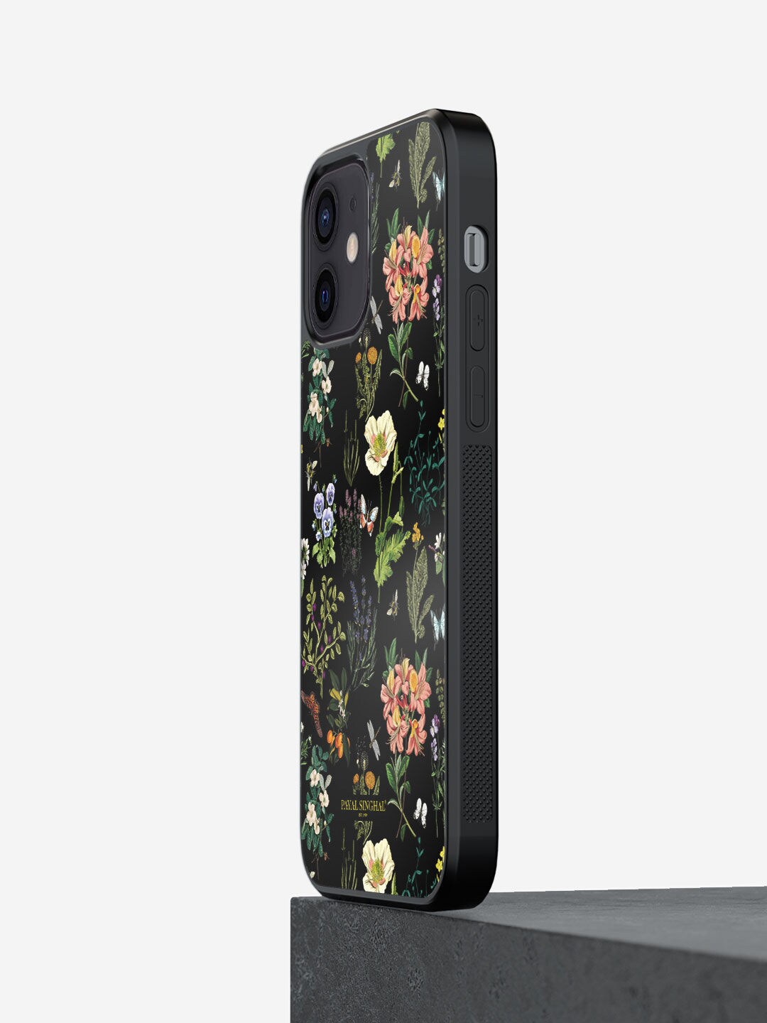 

macmerise Black Printed iPhone 12 Mini Back Case