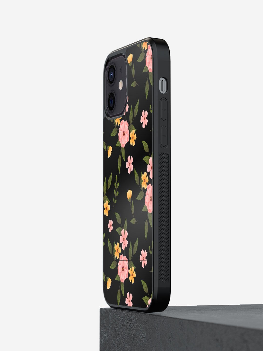 

macmerise Black Printed iPhone 12 Mini Back Case