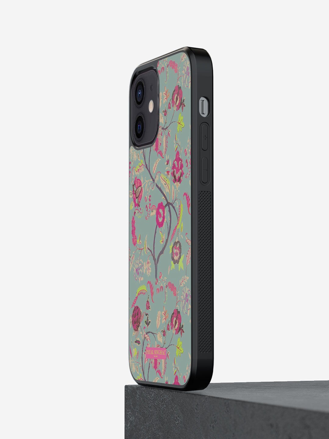 

macmerise Grey Printed Payal Singhal Chintz iPhone 12 Mini Back Case