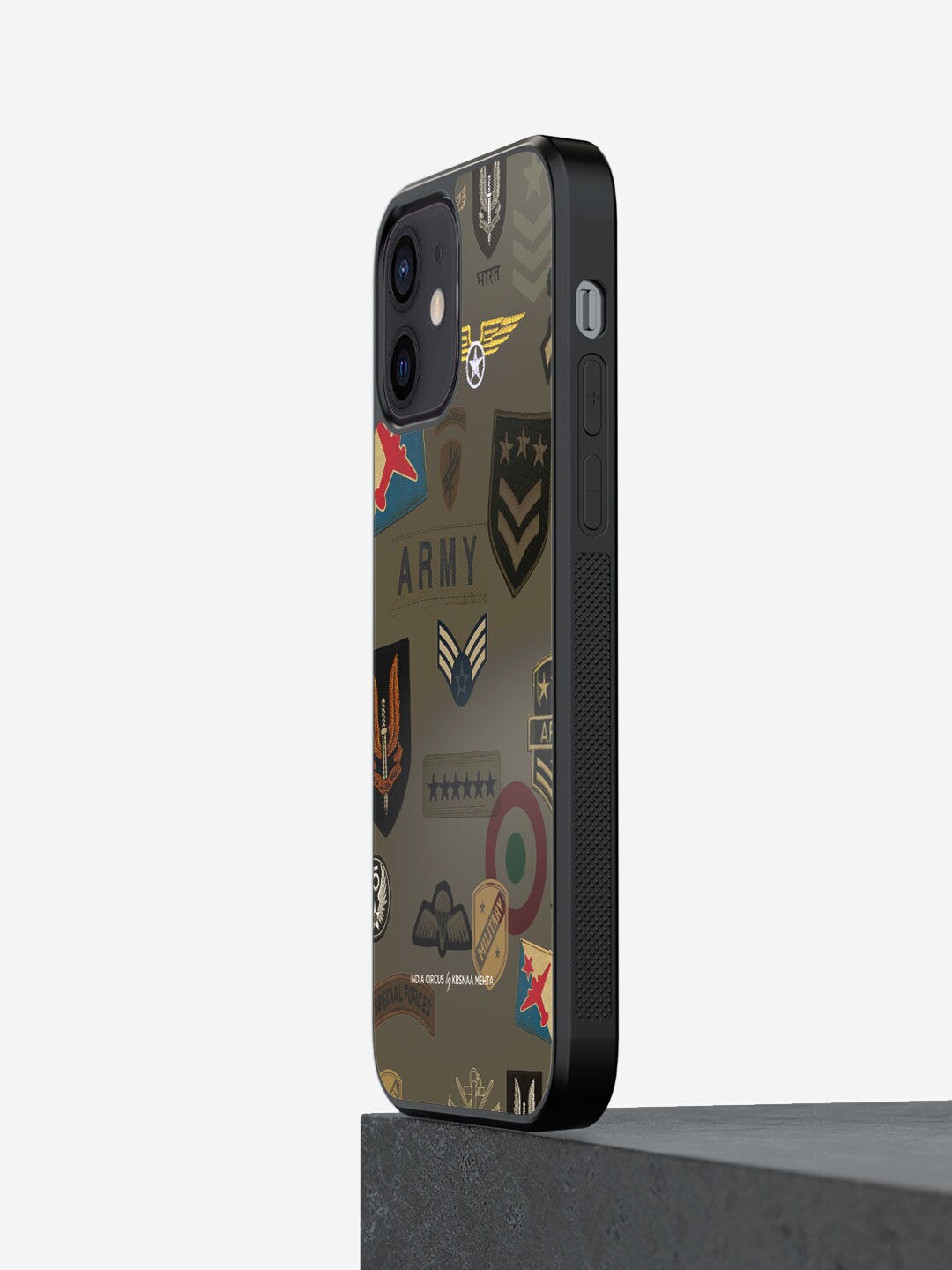 

macmerise Brown Printed Roger That iPhone 12 Mini Back Case