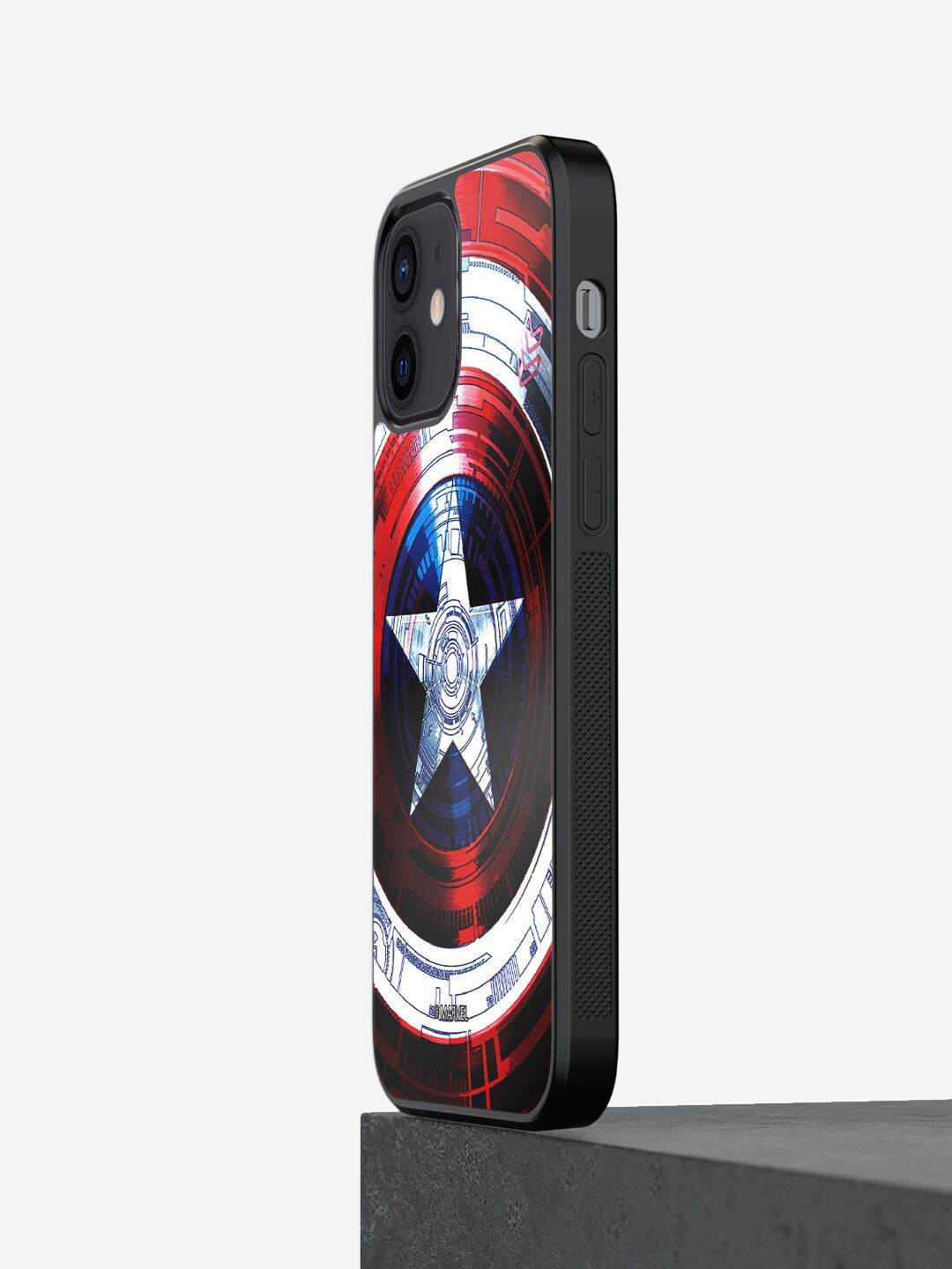 

macmerise Red Printed Captains Shield Decoded iPhone 12 Mini Back Case