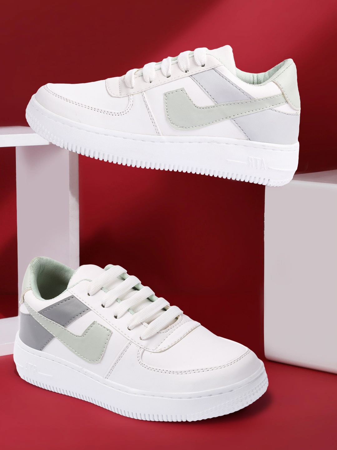 

Elibolz Women White Sneakers