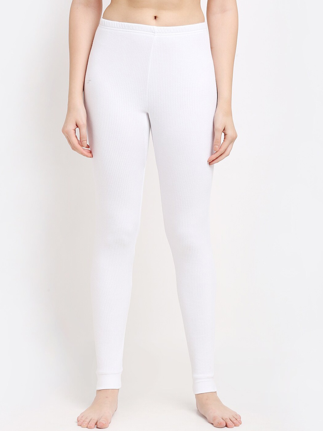 

Aerowarm Women White Solid Thermal Bottom