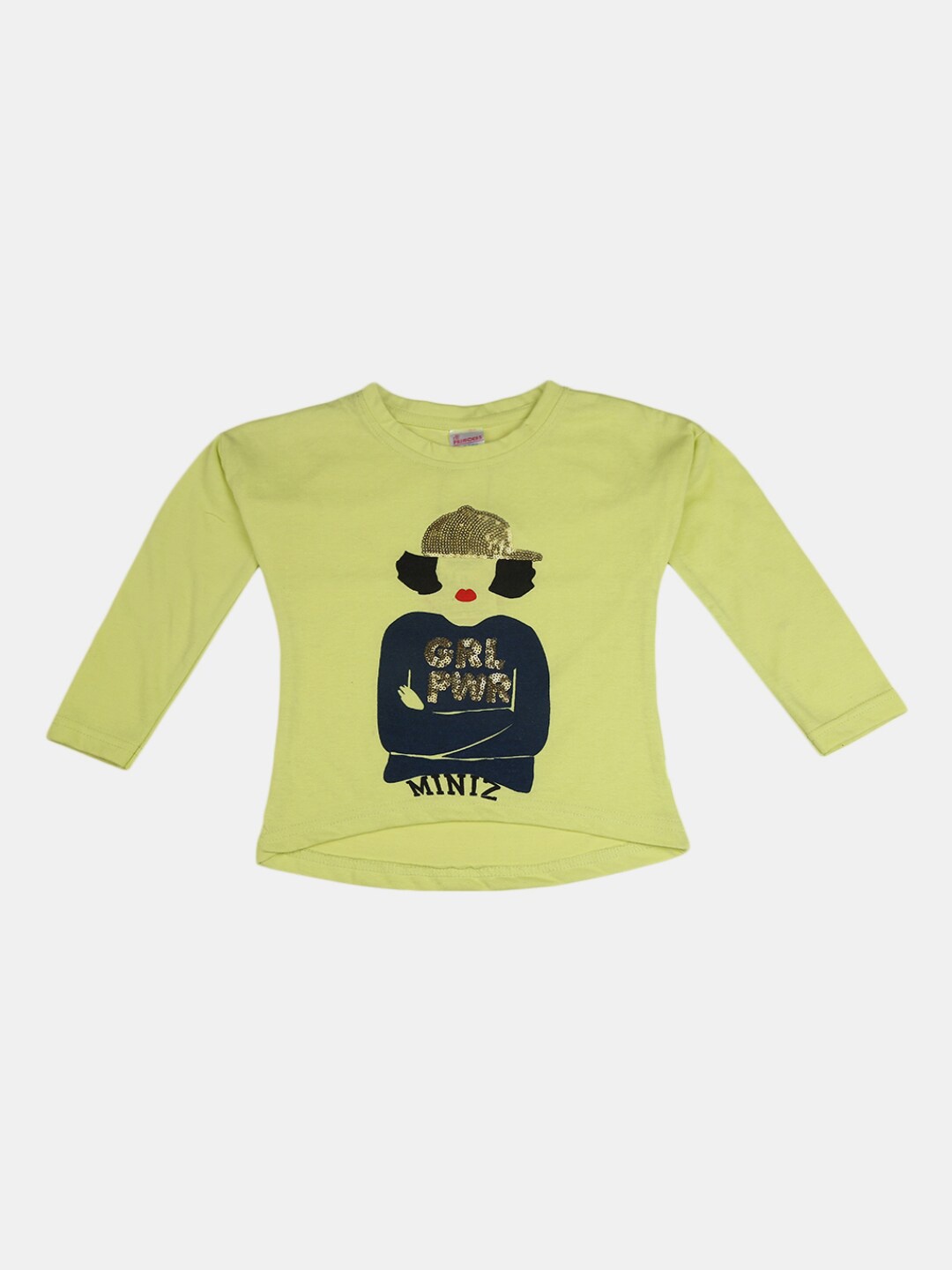 

V-Mart Girls Green Printed T-shirt