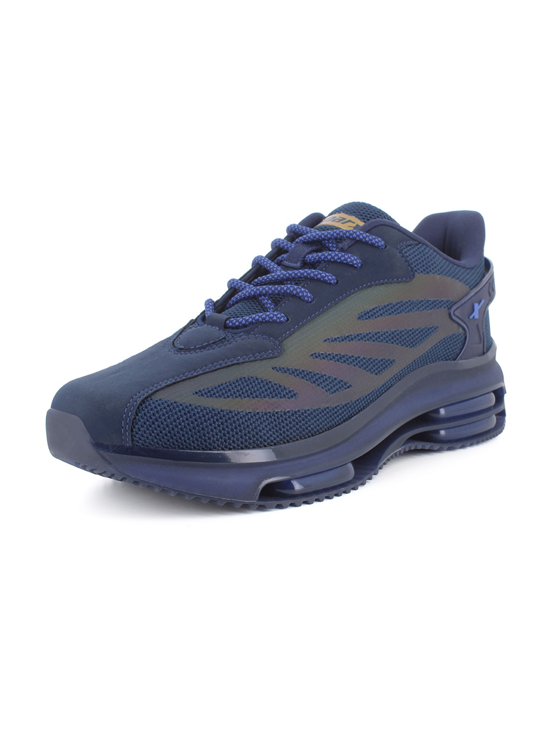 

Sparx Men Navy Blue Mesh Running Non-Marking Shoes