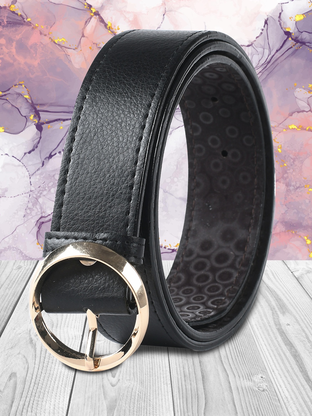 

Kastner Women Black Solid Formal Belt