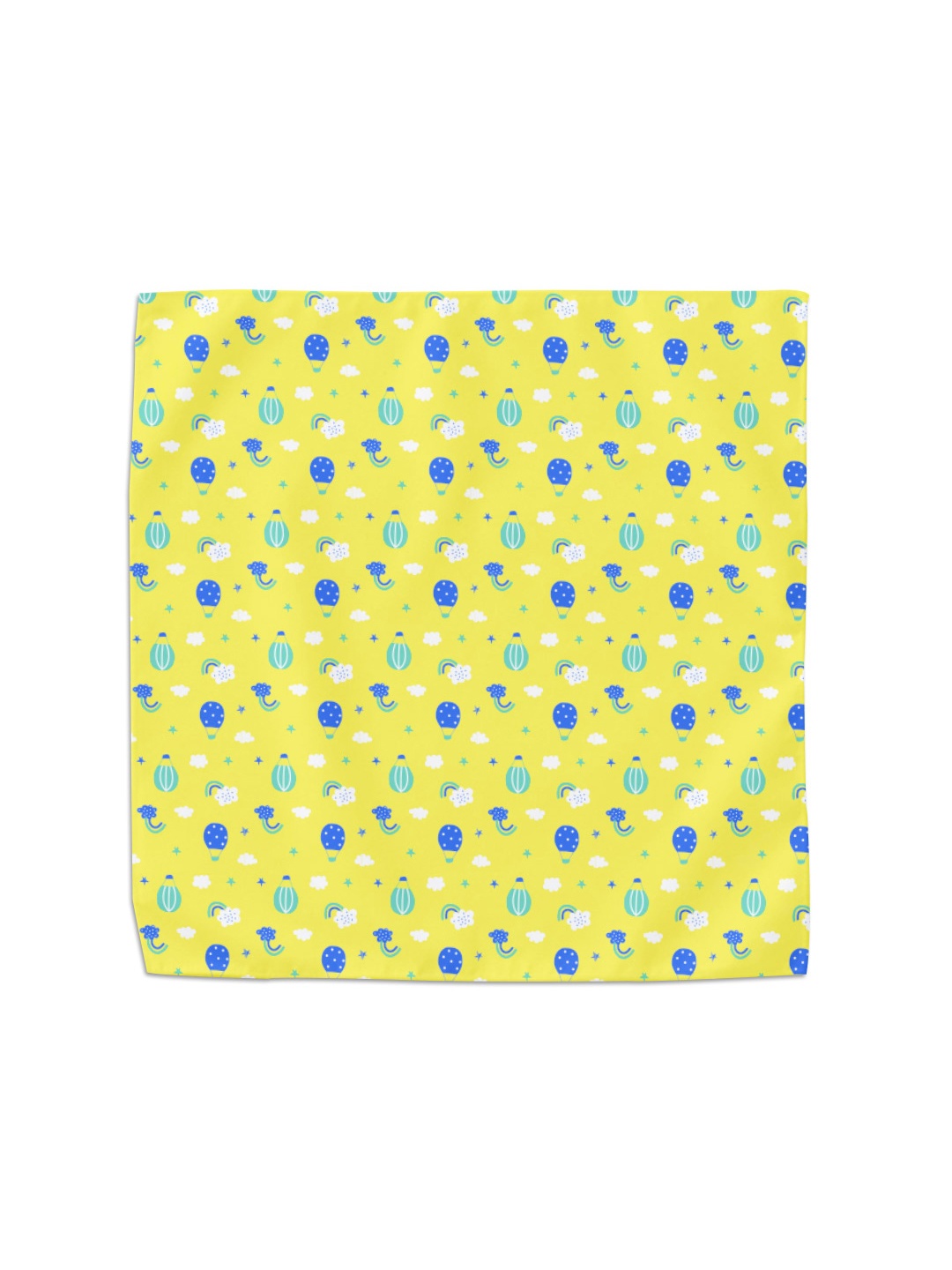 

SuperBottoms Infant Kids Set of 3 Printed Cotton Sustainable Swaddles, Yellow