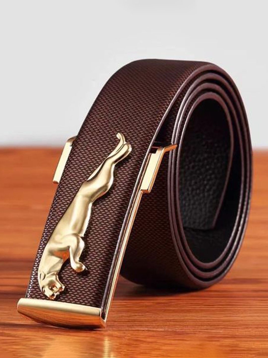 

Kastner Men Brown Textured Formal Belt