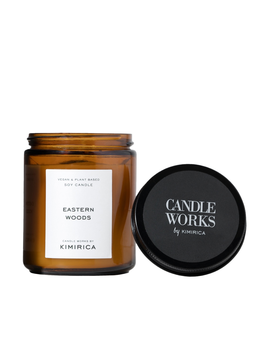 

Kimirica Plant-Based Soy Wax Eastern Woods Scented Candle - 175g, White